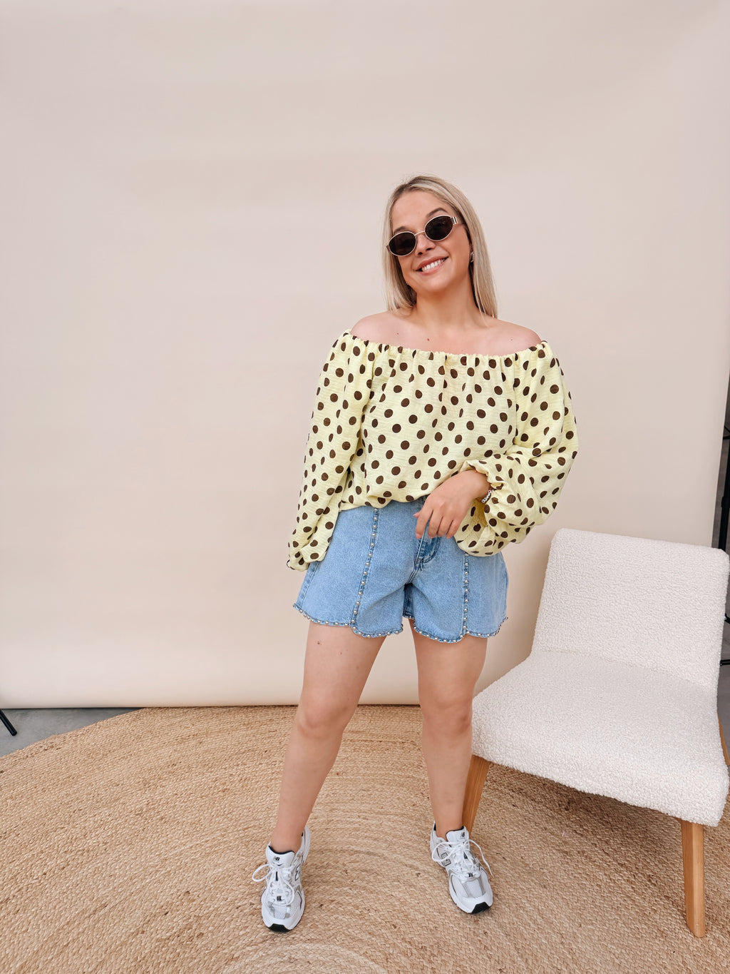Cato Studs Jeans Short
