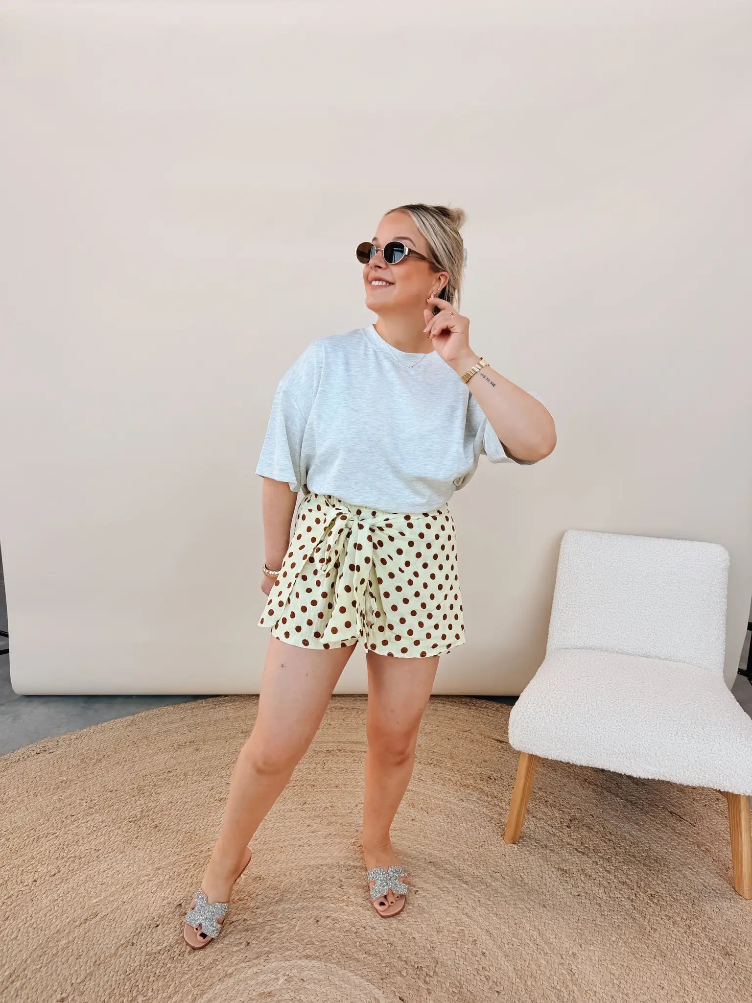 Kim Dot Short Geel