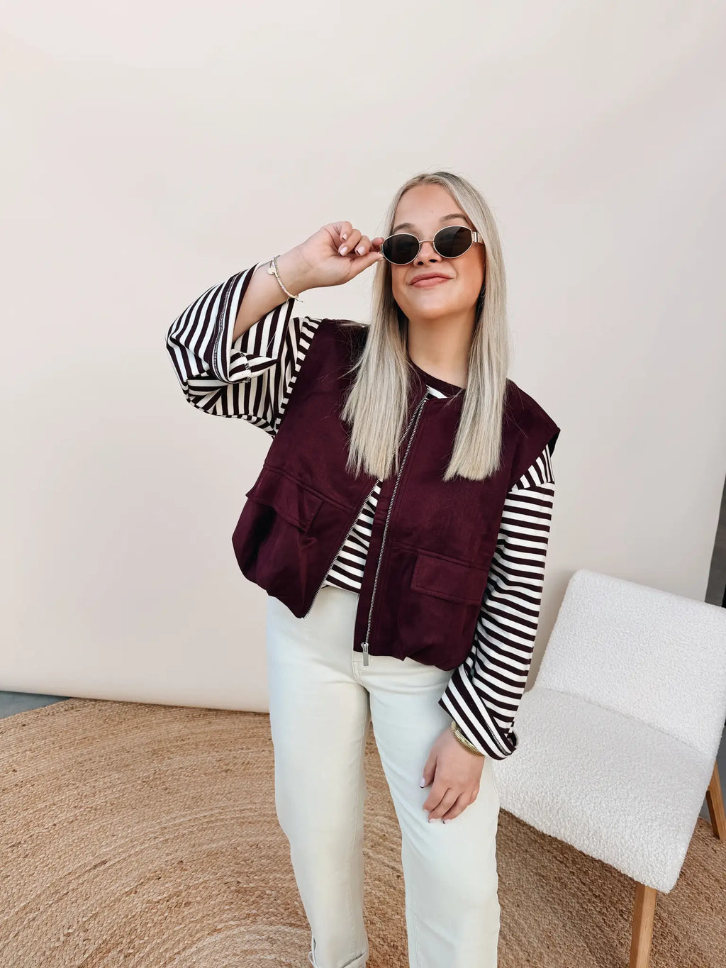 Mina Jacket Bordeaux