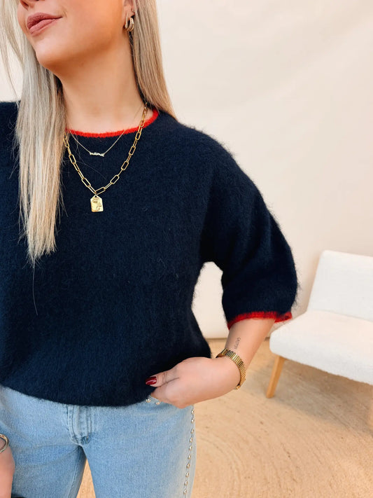 Charlotte Knit Marineblauw