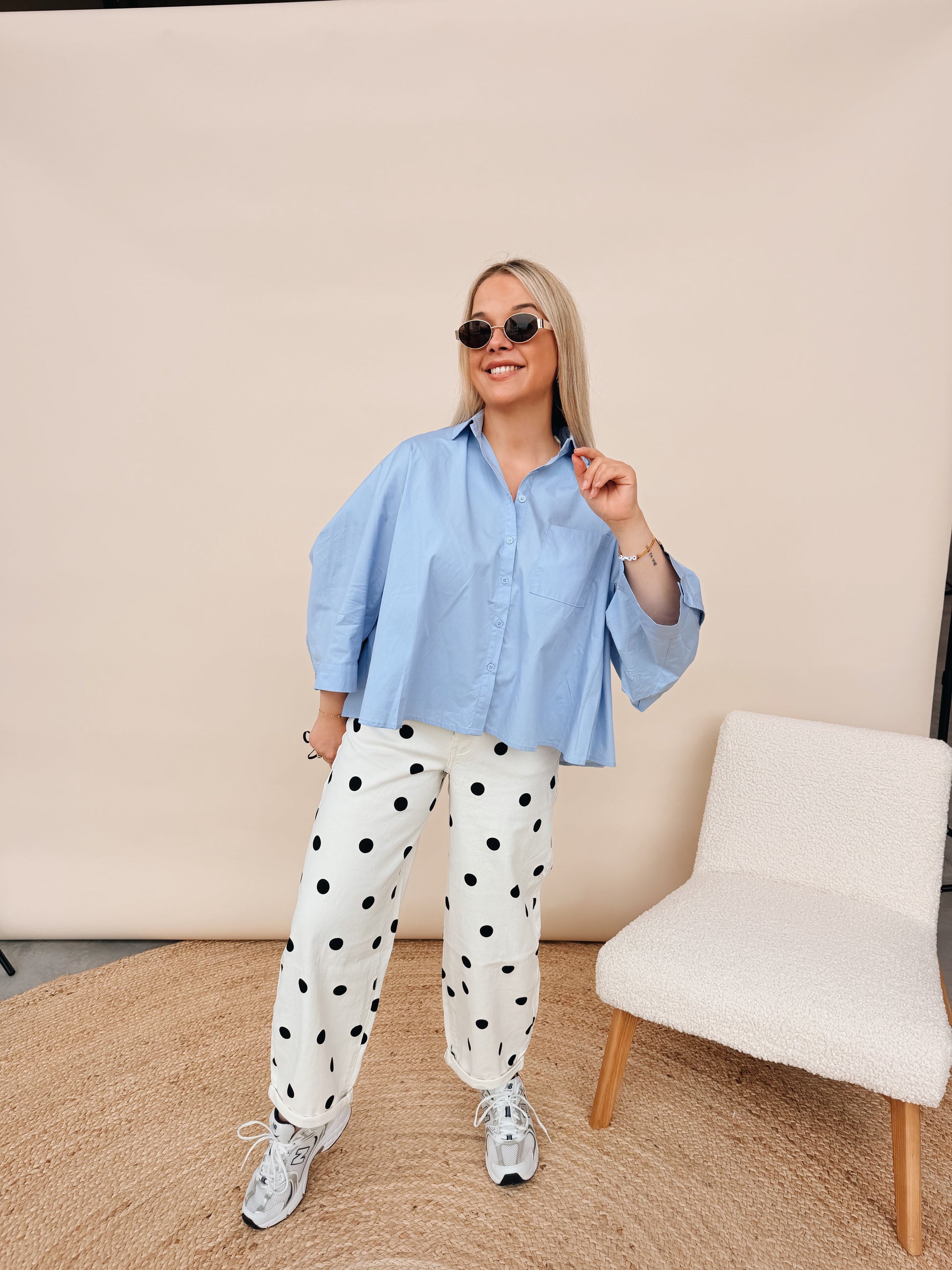 Dot Balloon Jeans