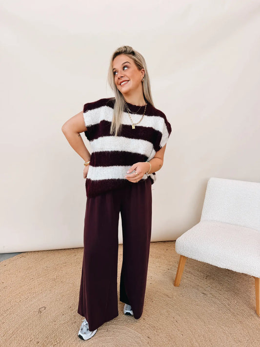 Alix Knit Burgundy