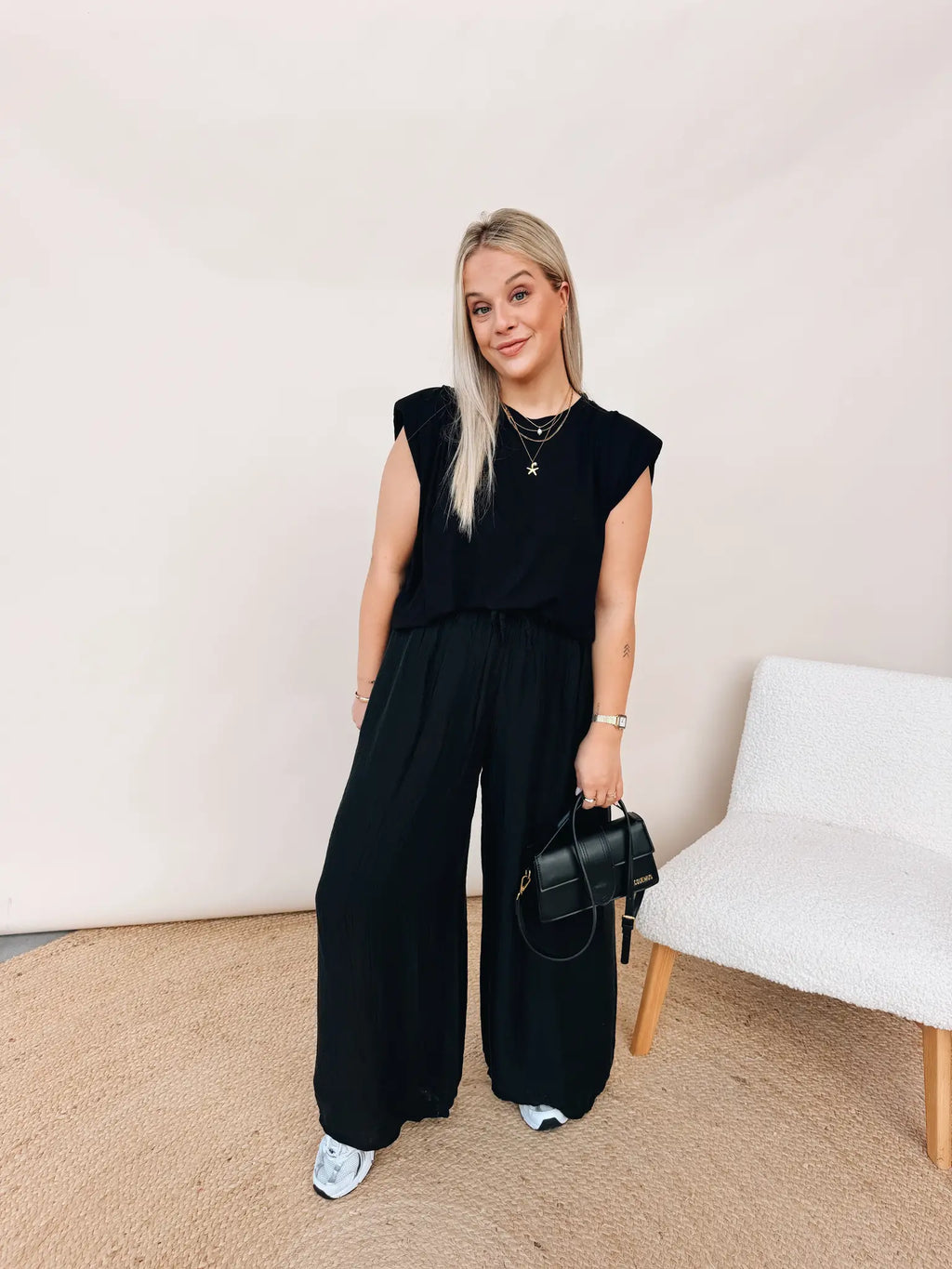 Leonore Pantalon Zwart