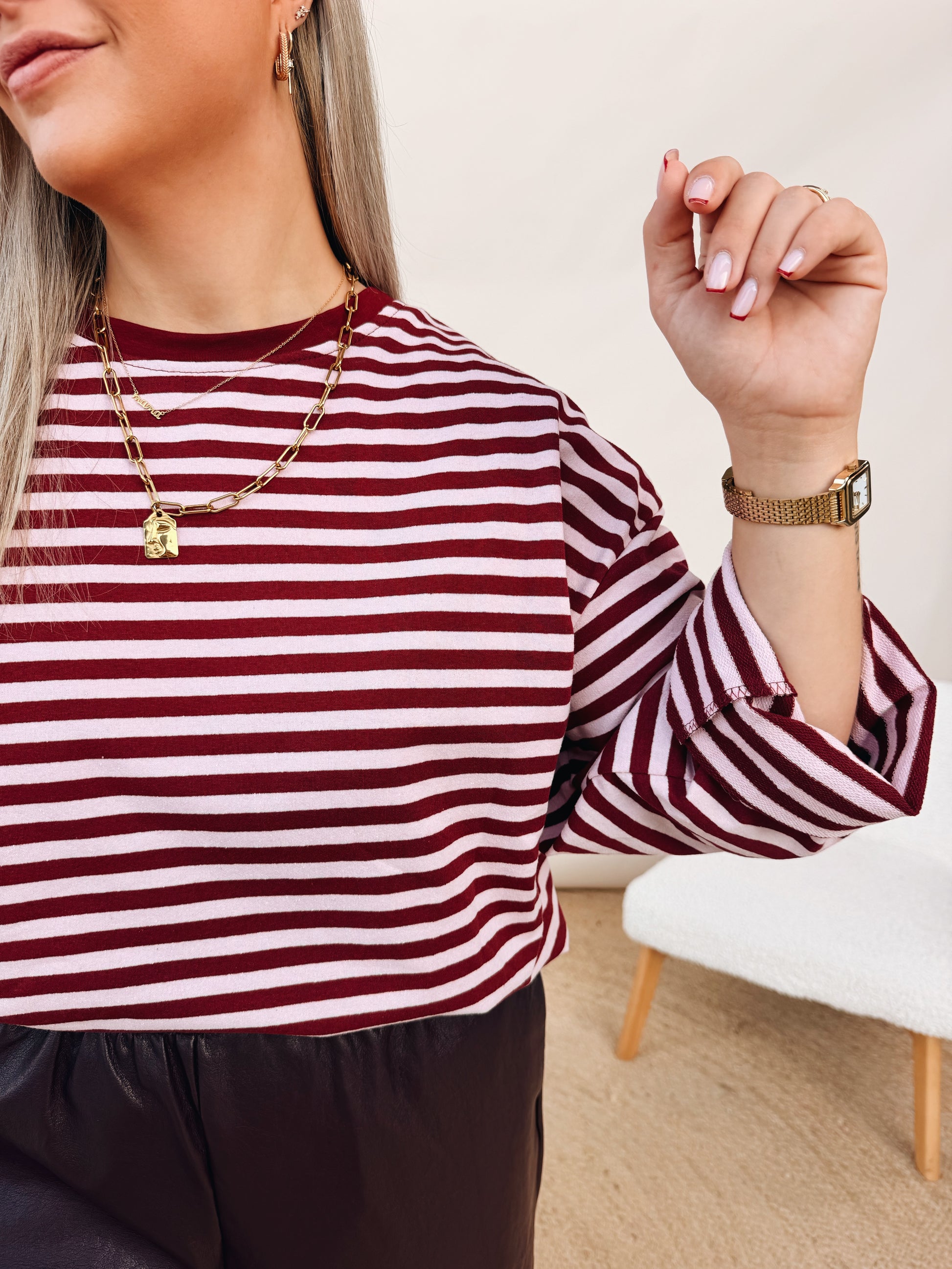 Sixtine Shirt Bordeaux