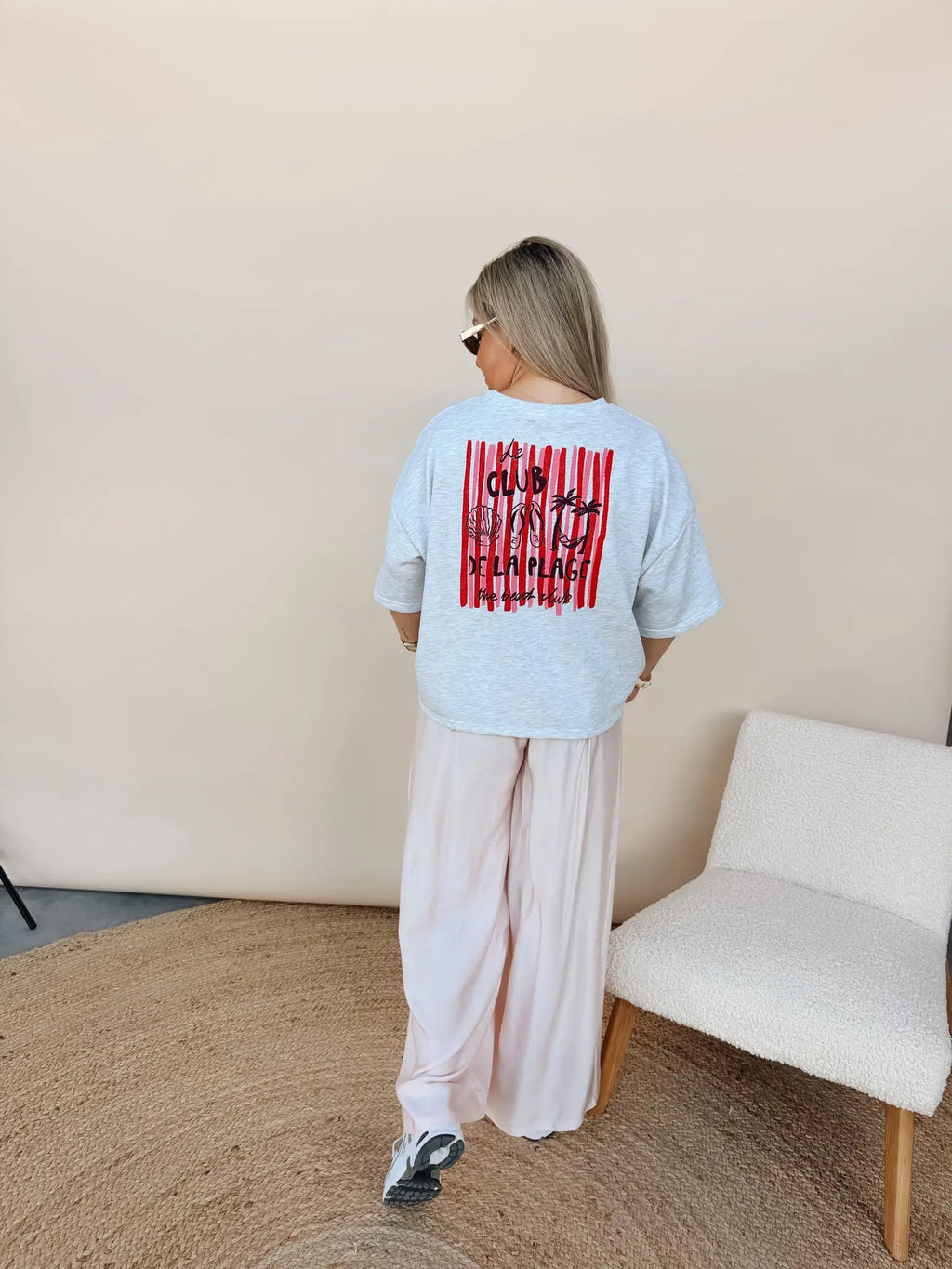 Shirt Le Club De La Plage Grijs