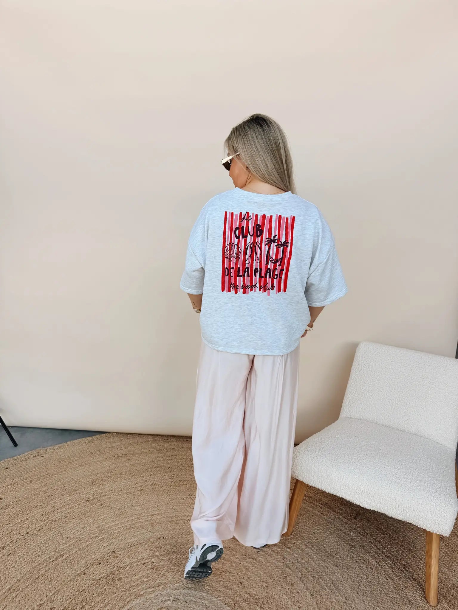 Shirt Le Club De La Plage Grijs