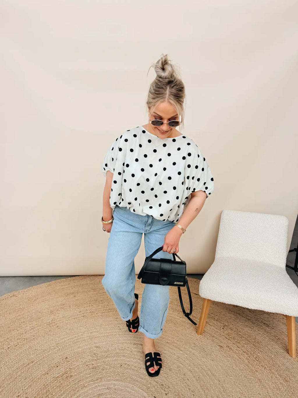 Odette Dot Top Wit