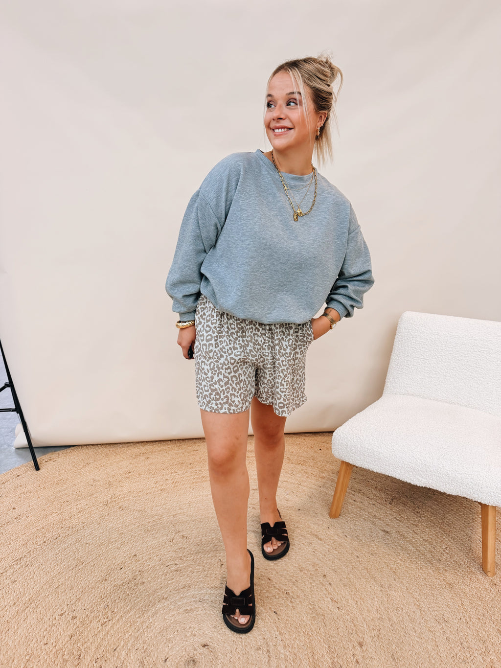 Merlinde Sweatshirt Grijs