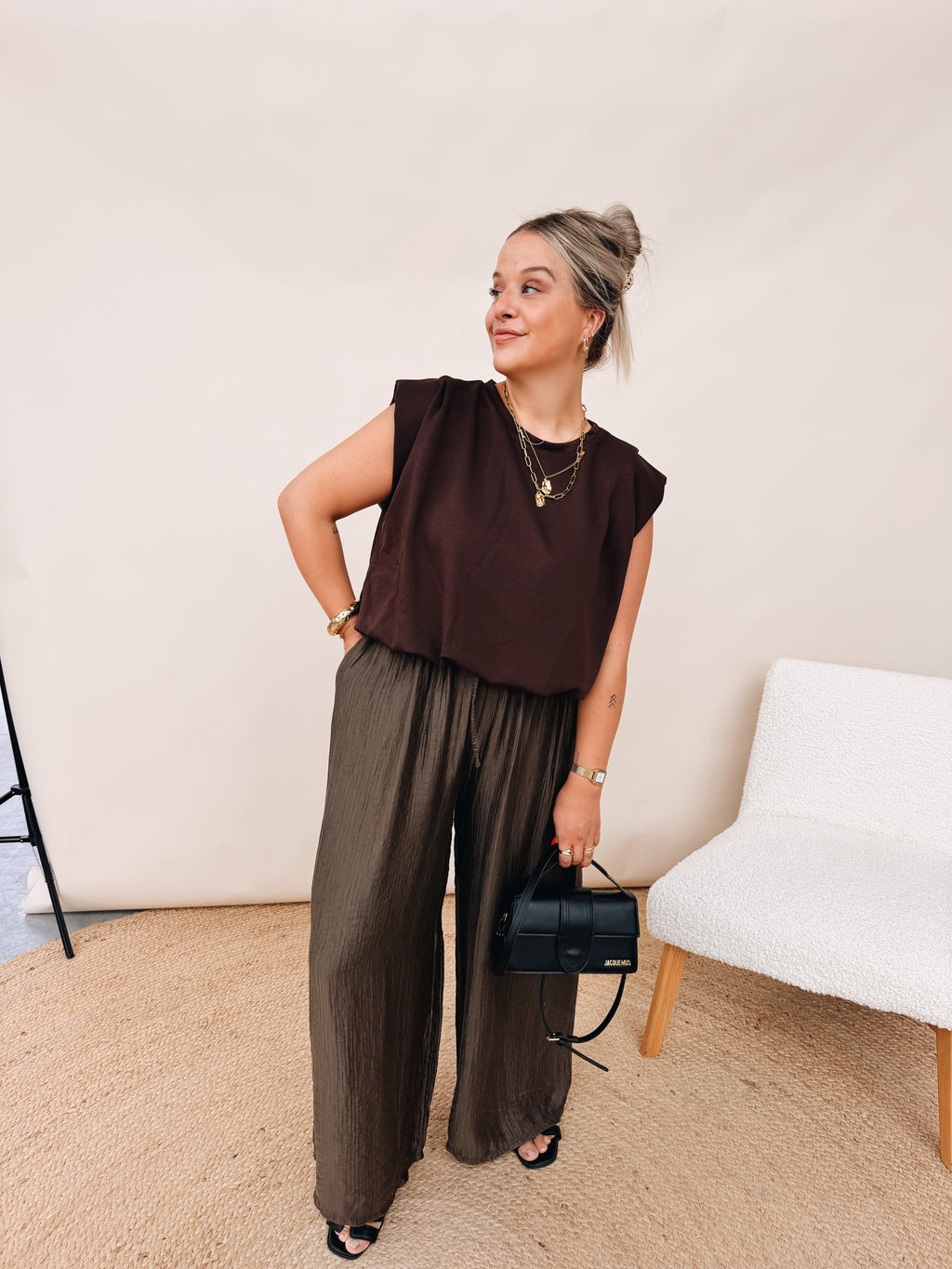 Leonore Pantalon Choco