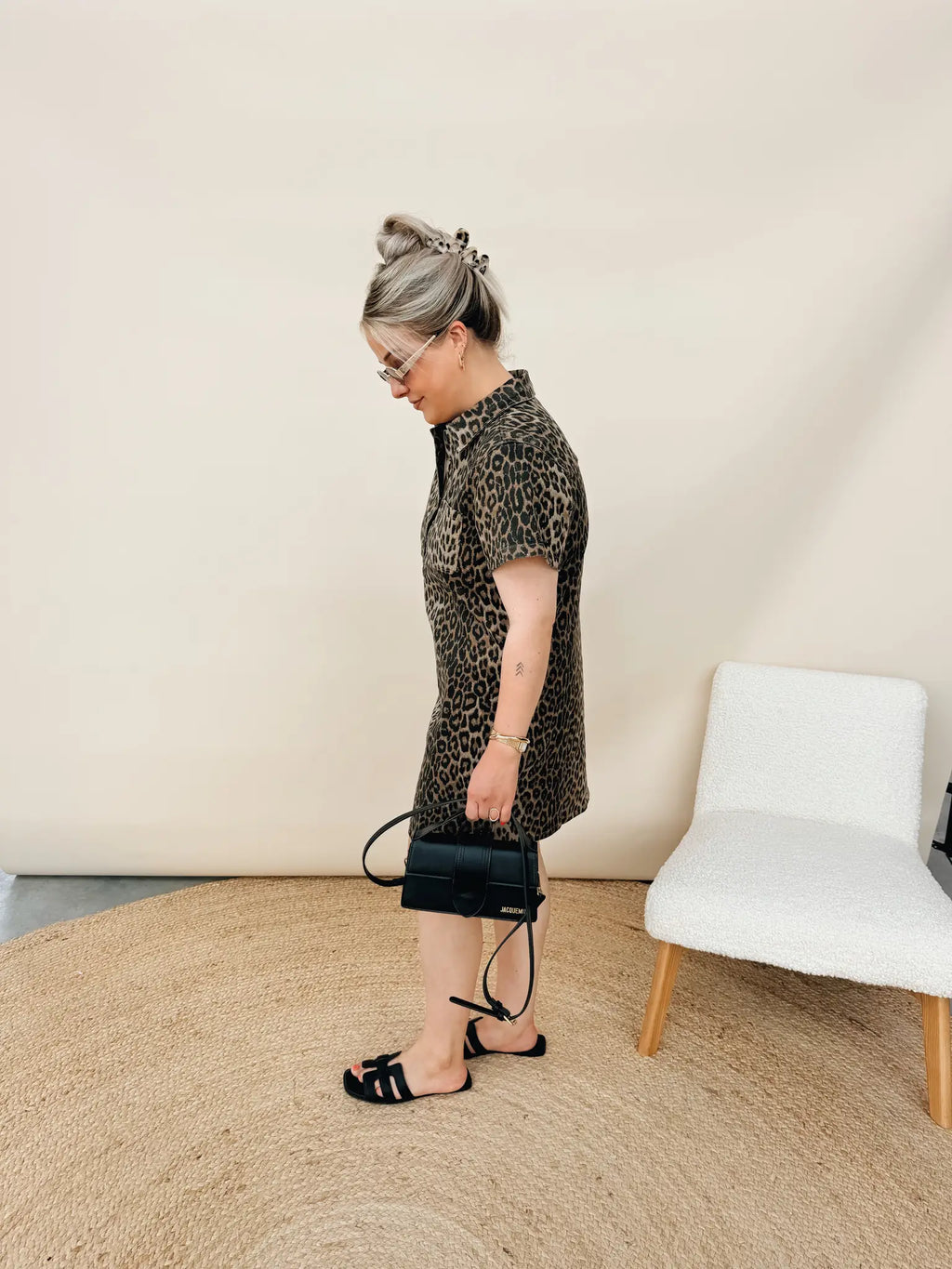 Rouane Leopard Jurk