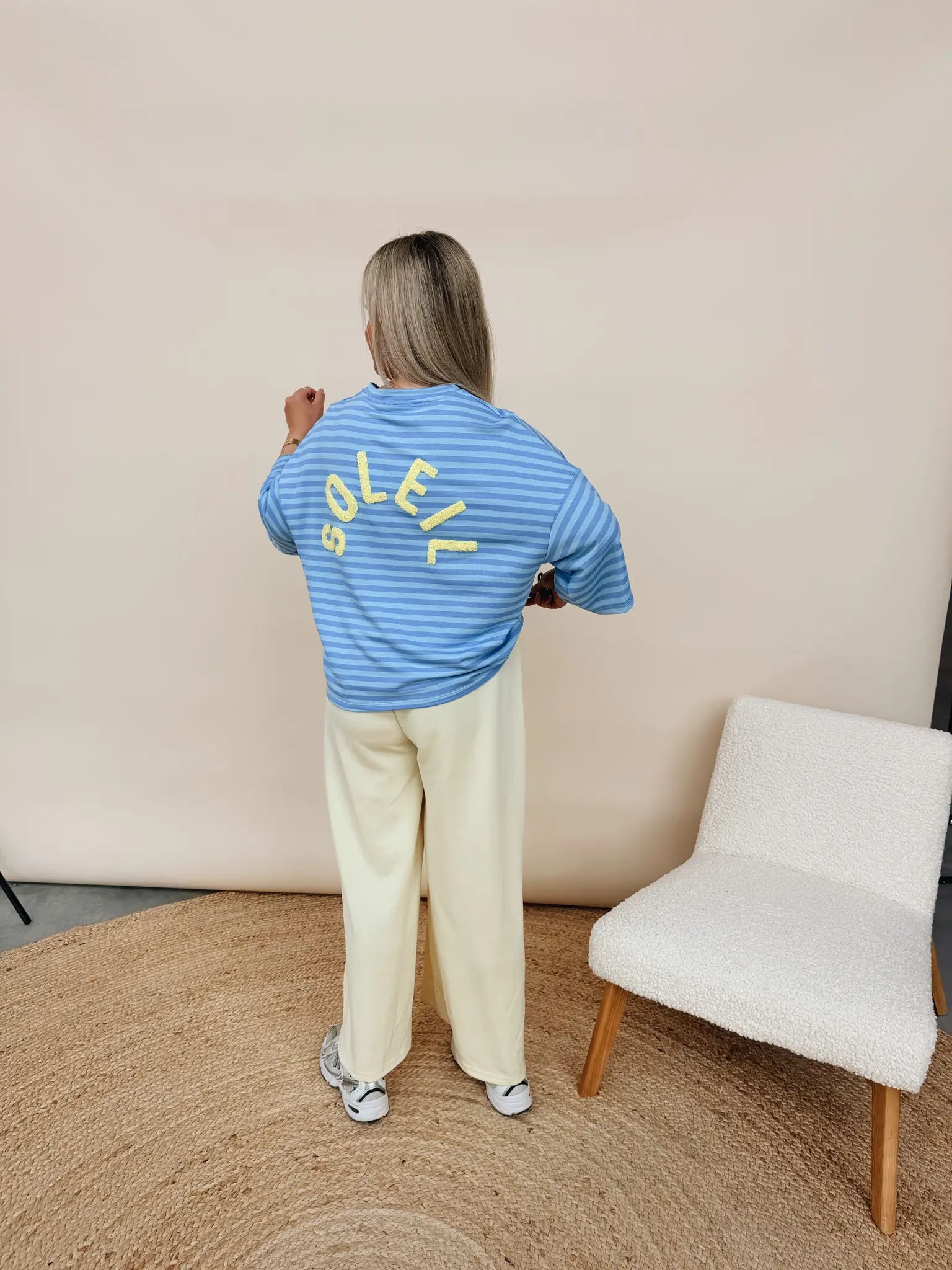 Shirt Soleil Babyblauw