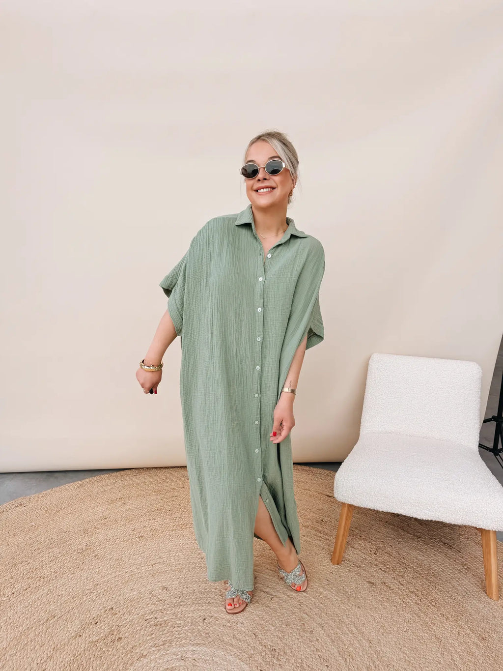 Mona Jurk Khaki