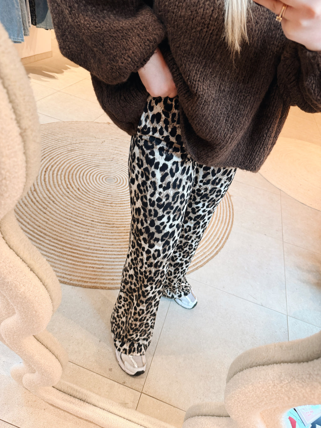 Marie Leopard Pantalon