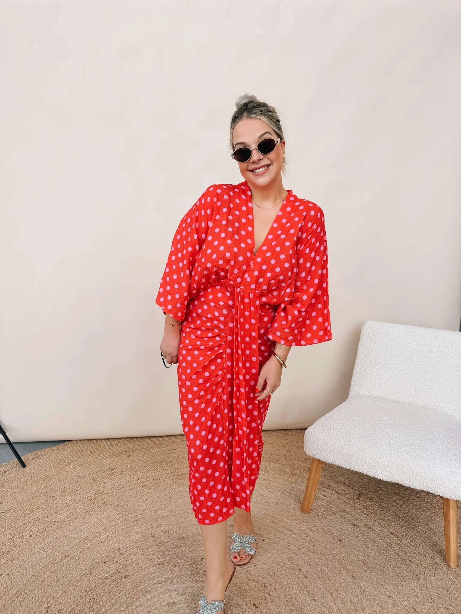 Kim Dot Jurk Rood