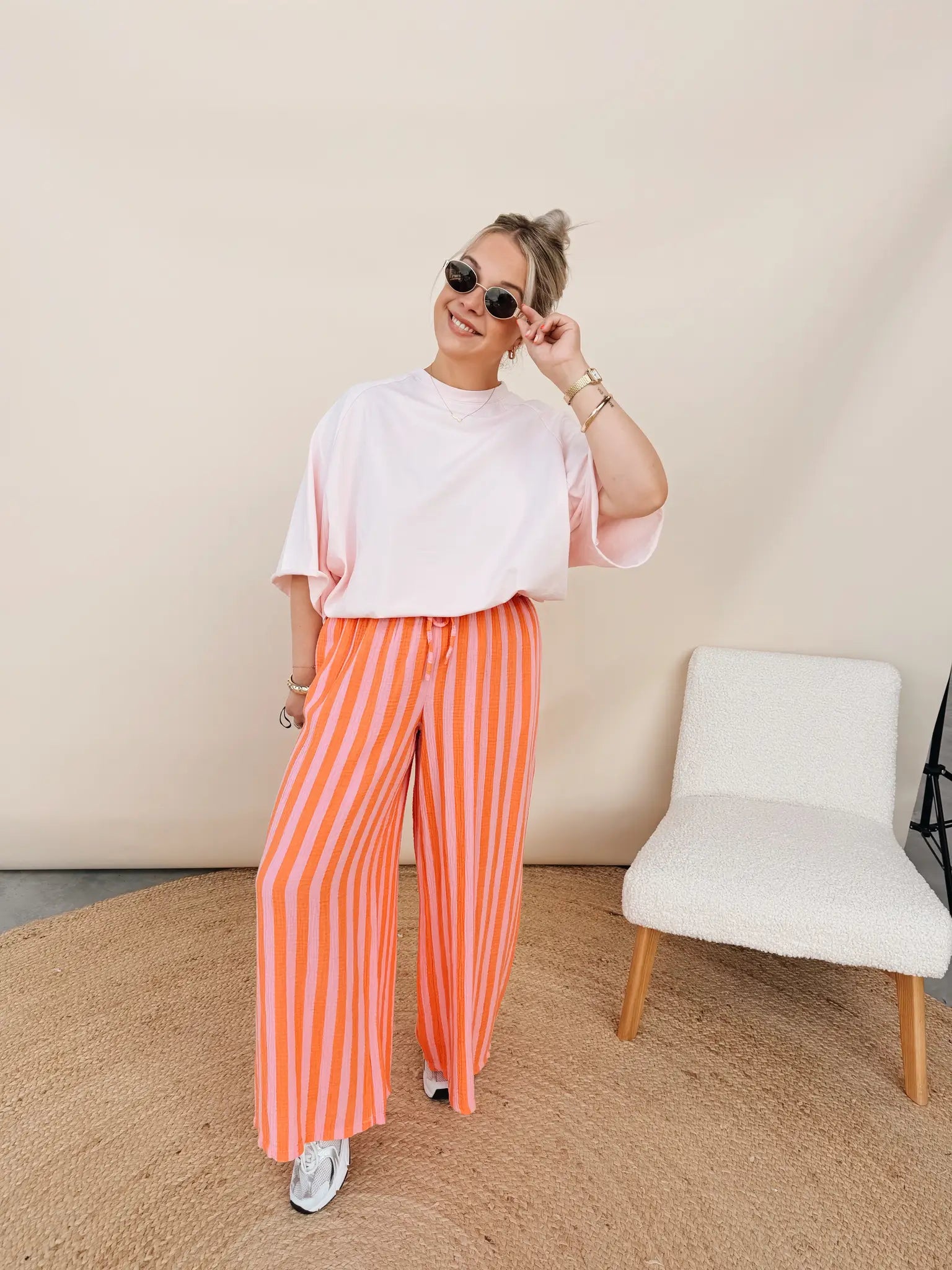 Bea Oversized Shirt Rose