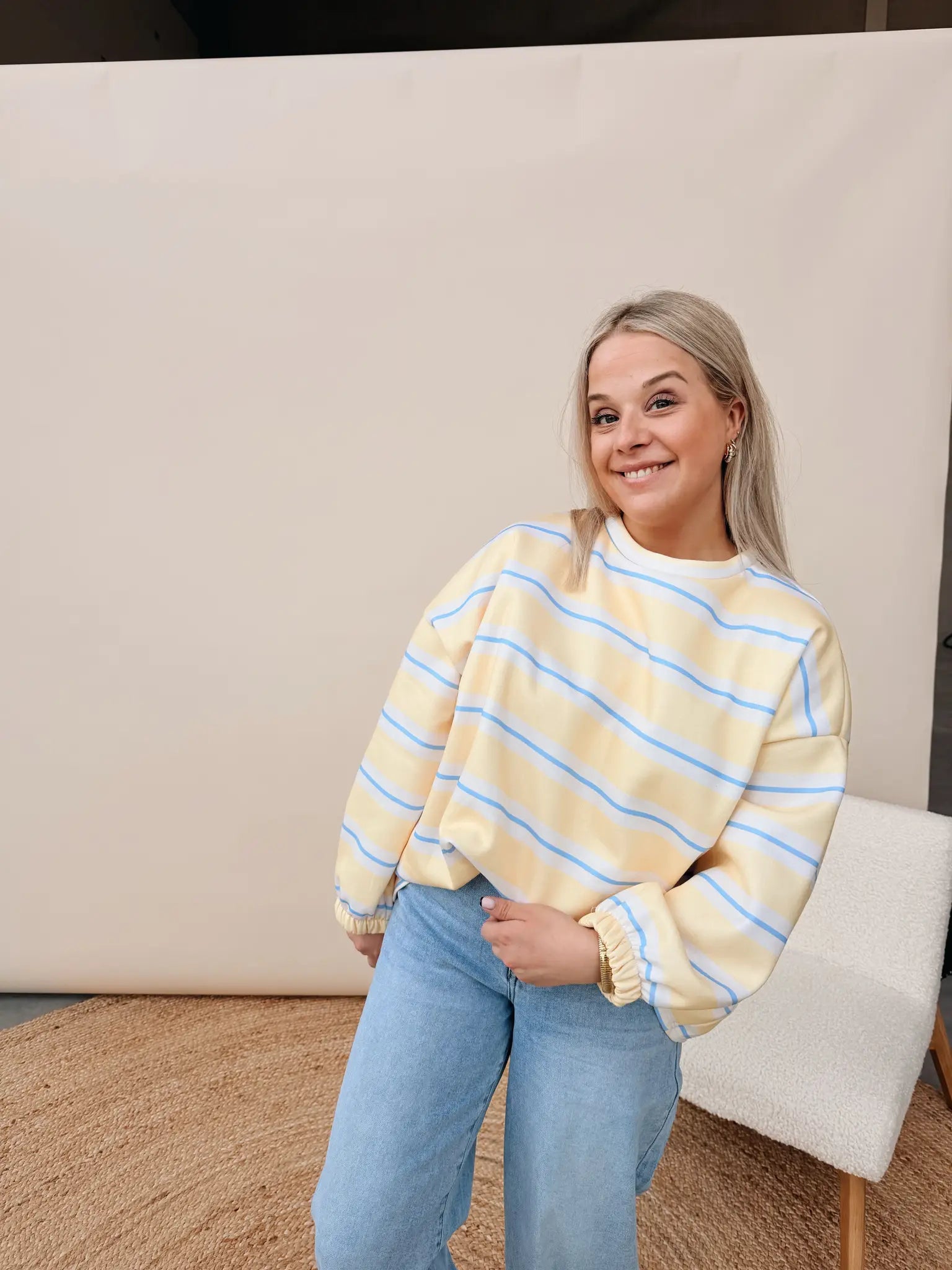 Striped Sweater Dogmom