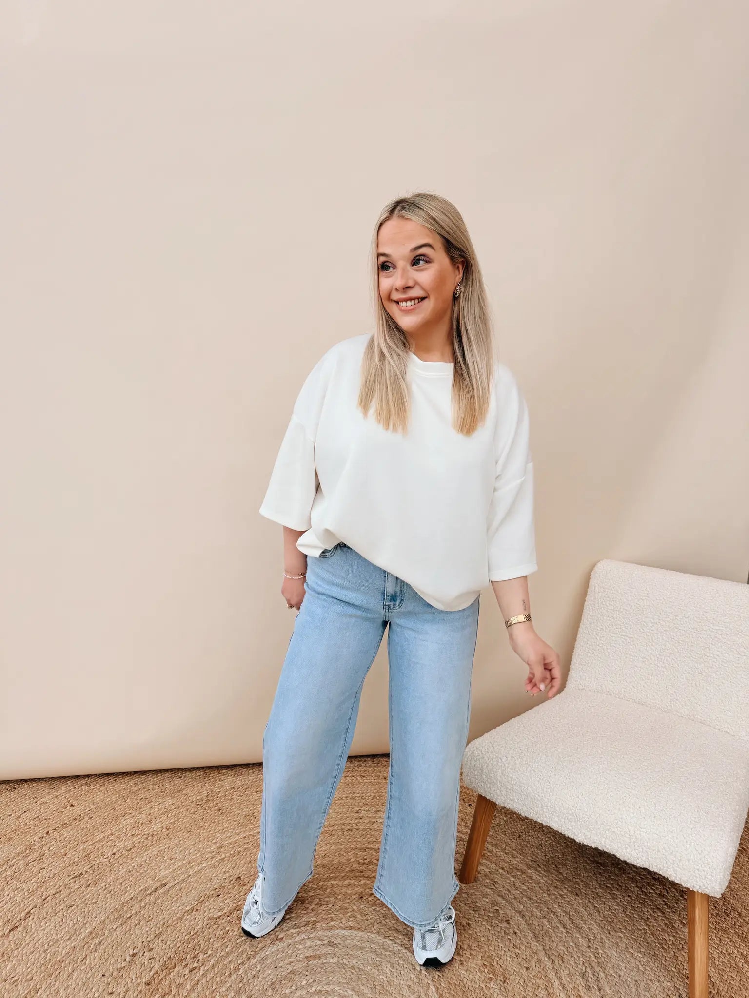 Eva Wide Leg Cropped Jeans