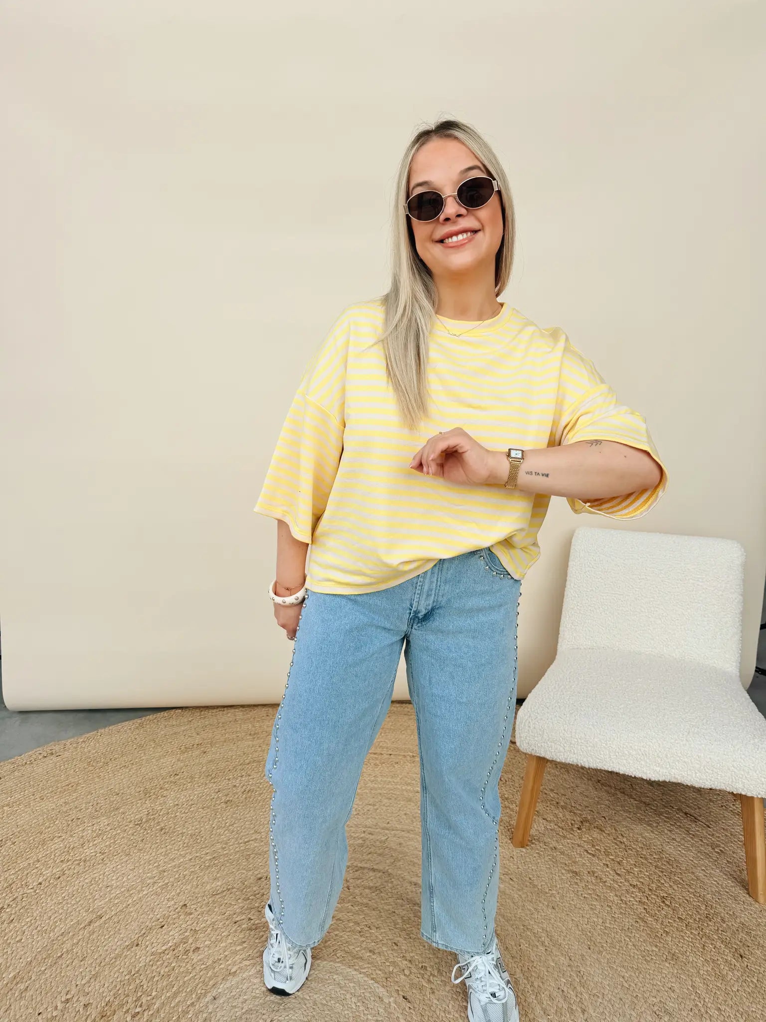 Shirt Soleil Geel