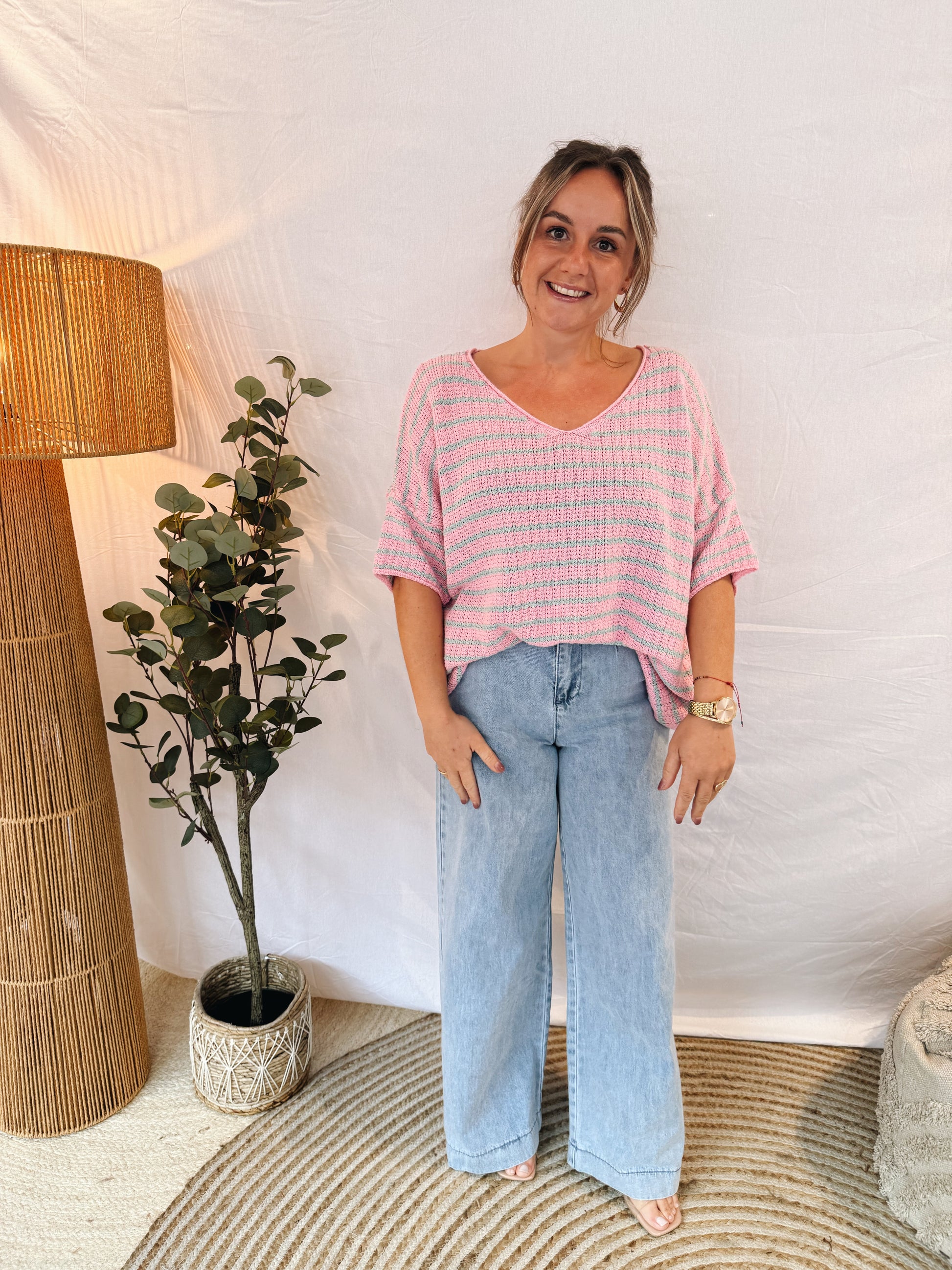 Basile Jean Ankle Wide Denim