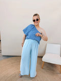 Francien Pantalon Babyblauw