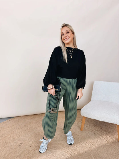 Albertine Top Zwart