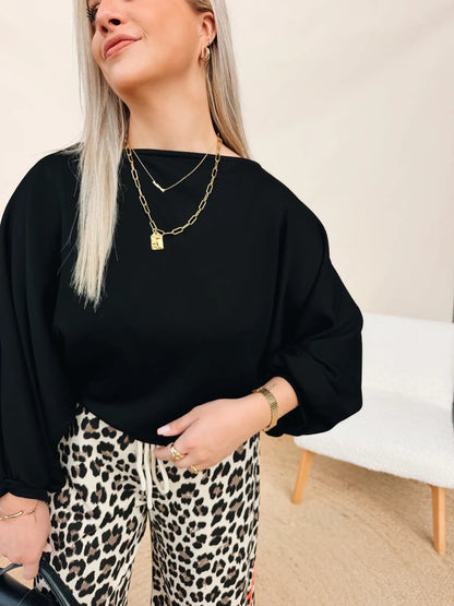 Laurelle Leopard Pantalon