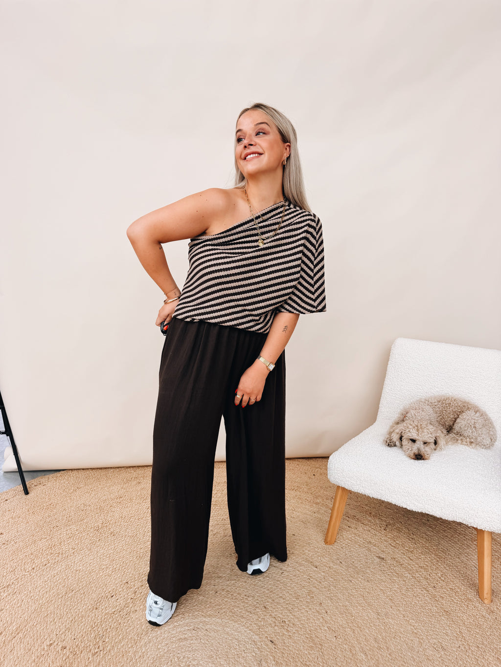 Simone Pantalon Choco