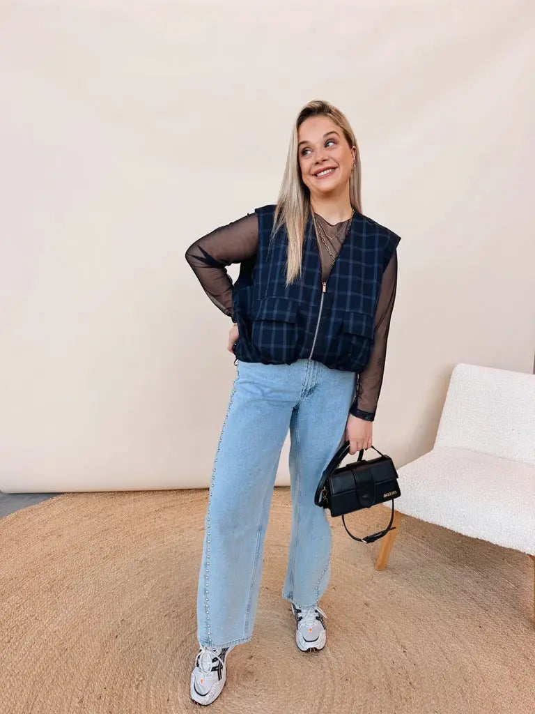 Karlijn Top Navy