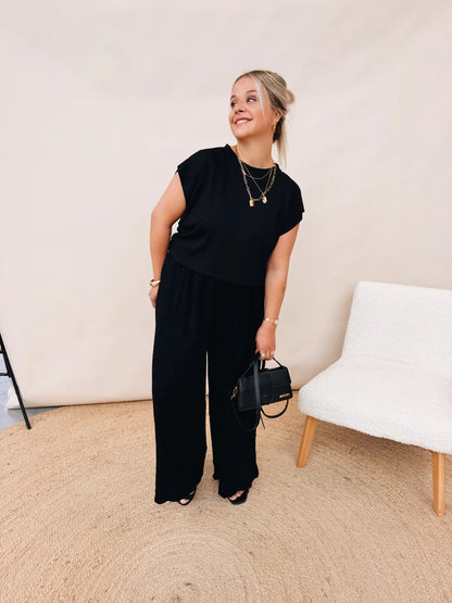 Simone Pantalon Zwart