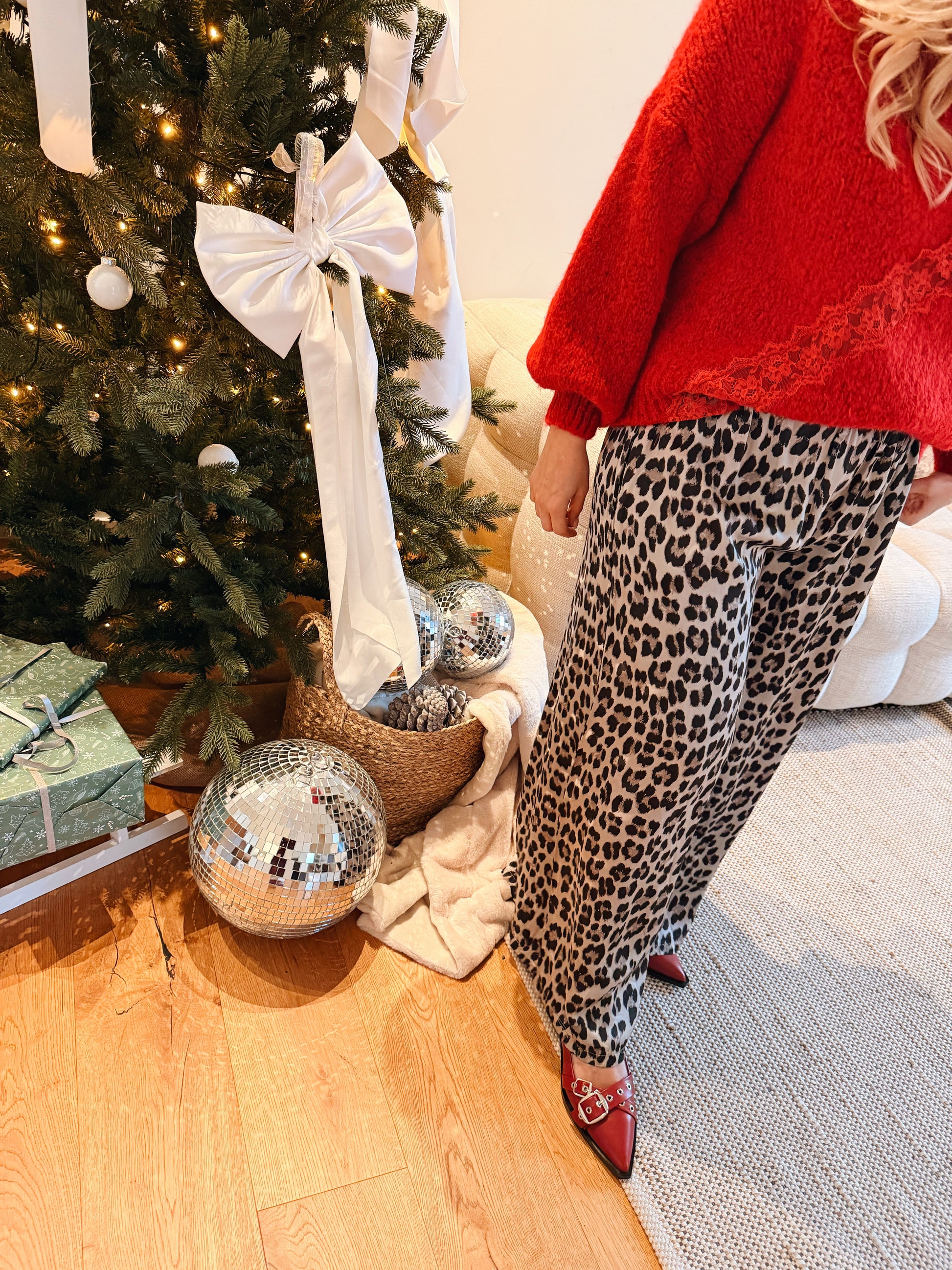 Lucille Leopard Pantalon