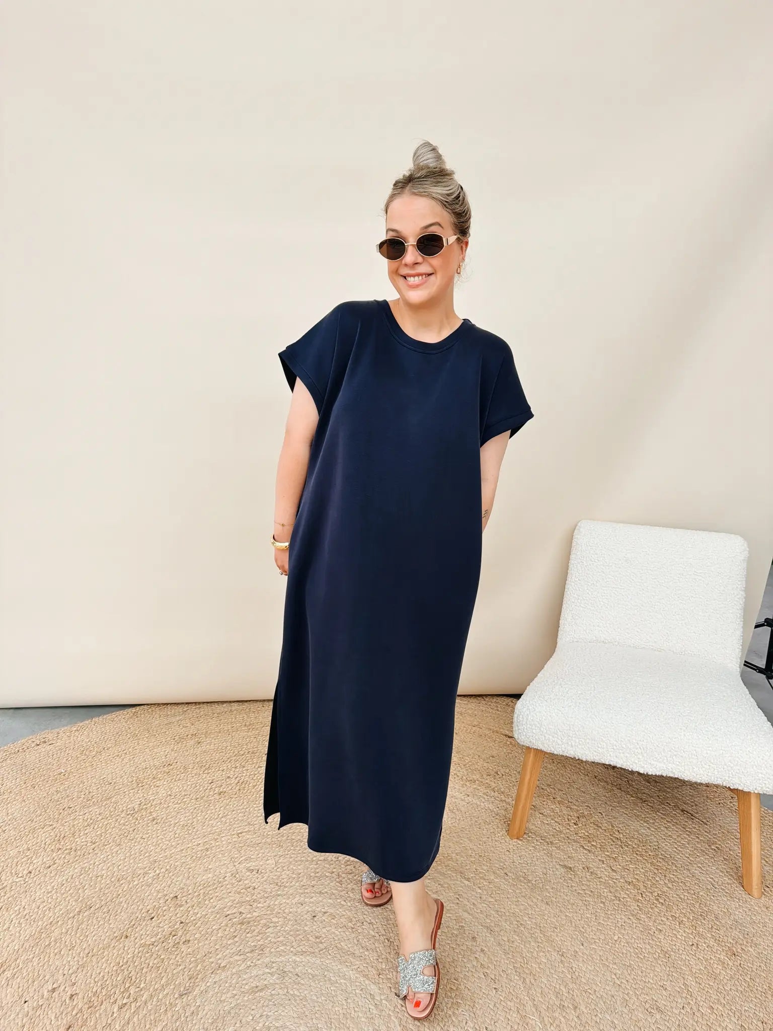 Liv Jurk Marineblauw