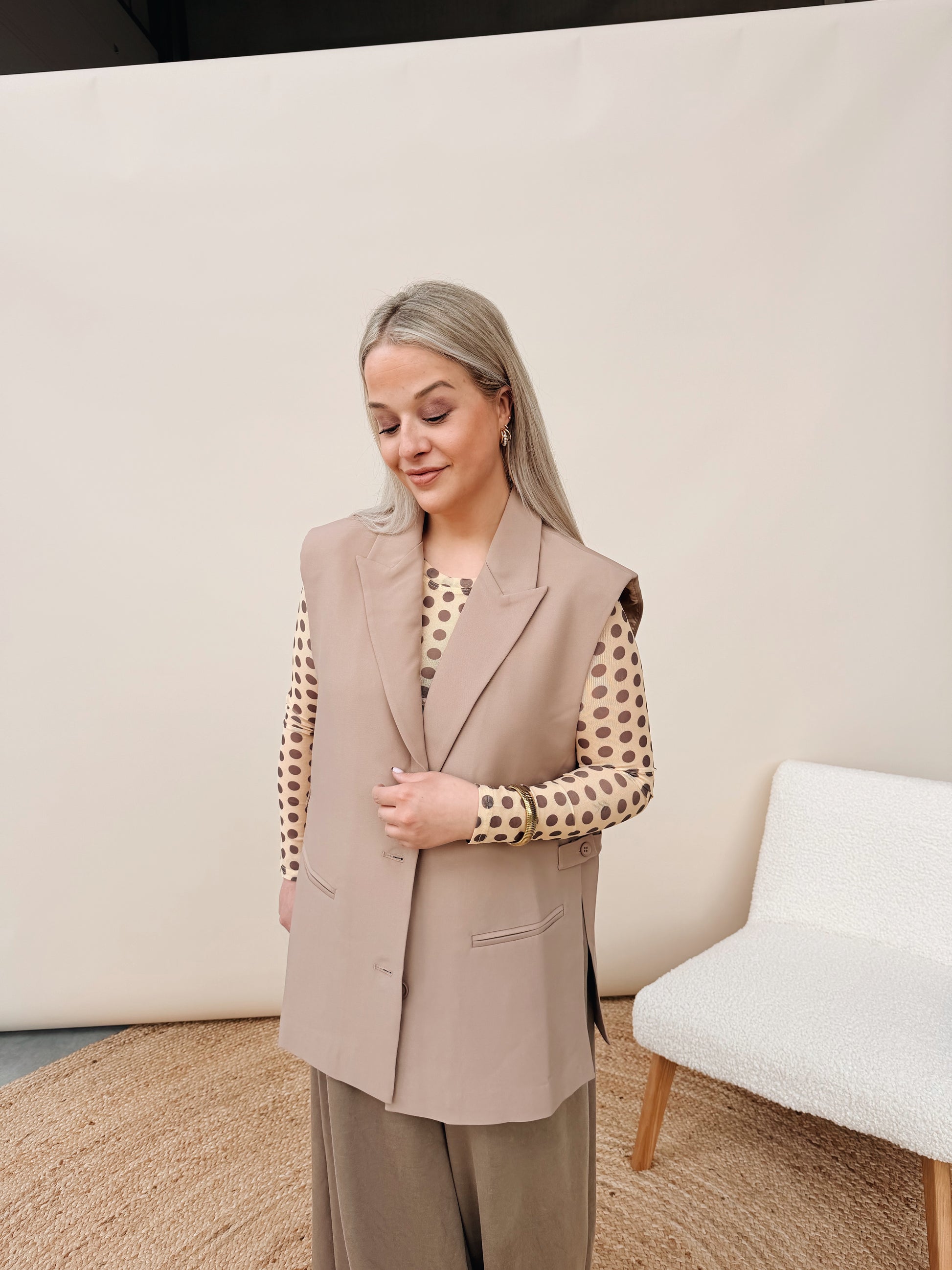 Kimmie Blazer Camel