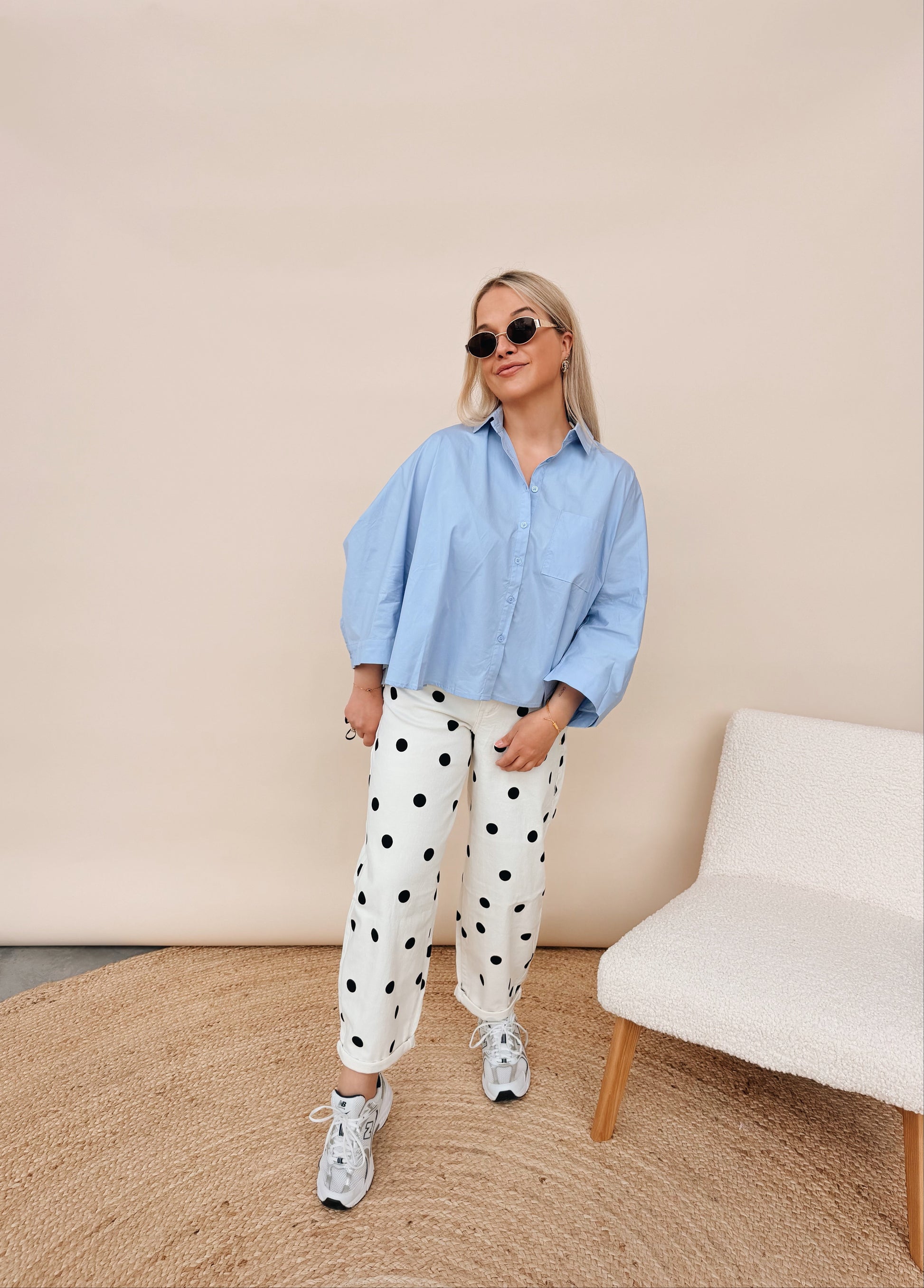 Dot Balloon Jeans