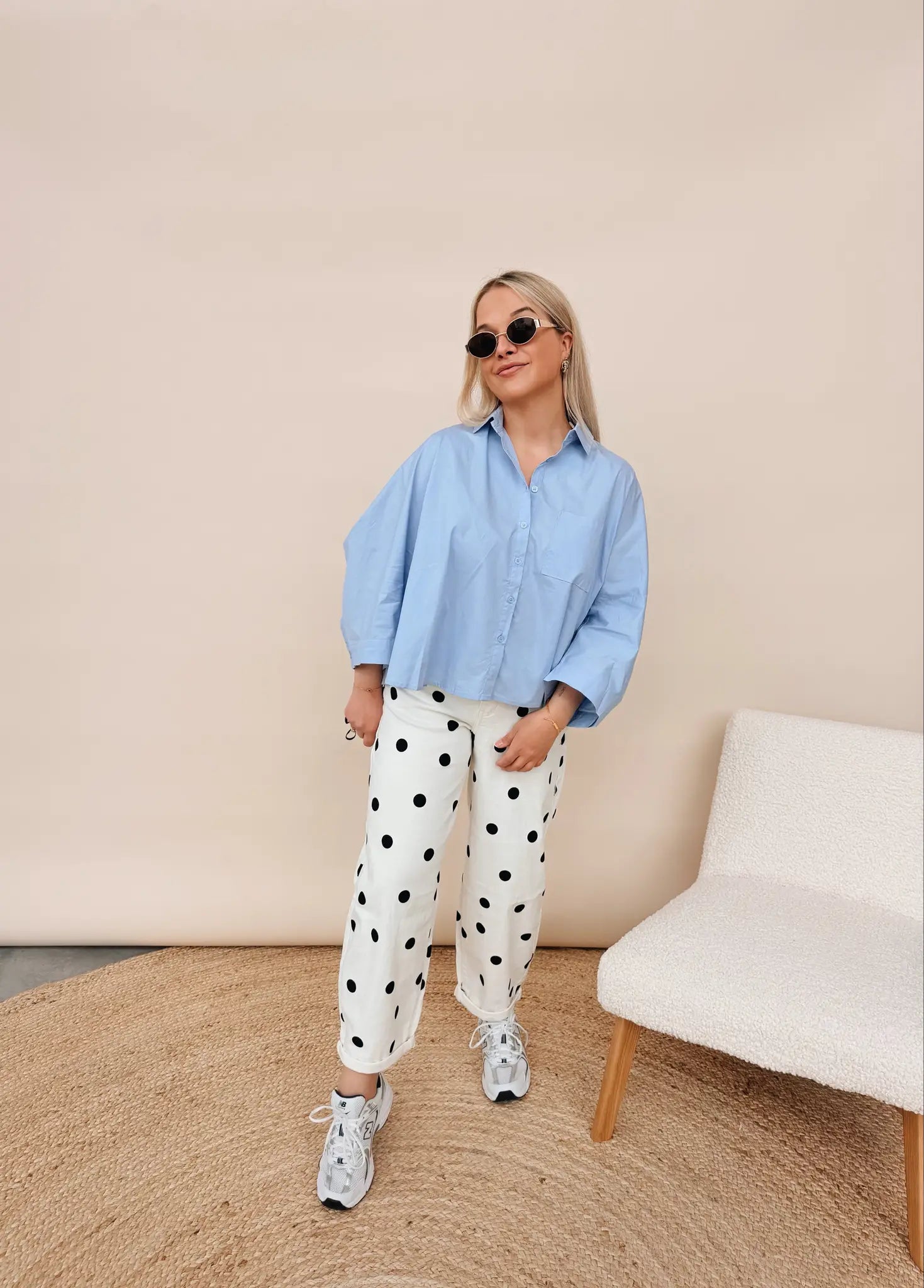 Dot Balloon Jeans