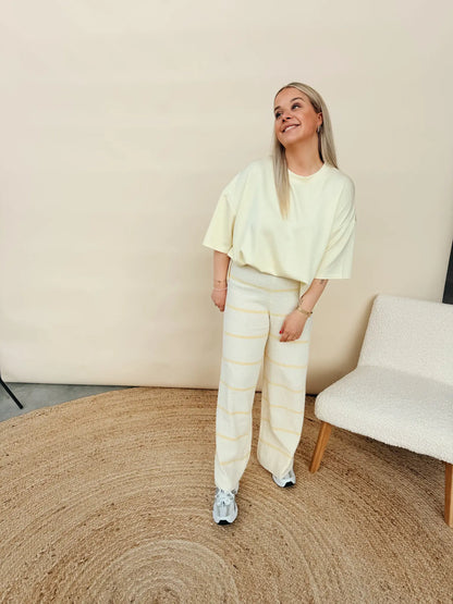 Claudine Pantalon Geel