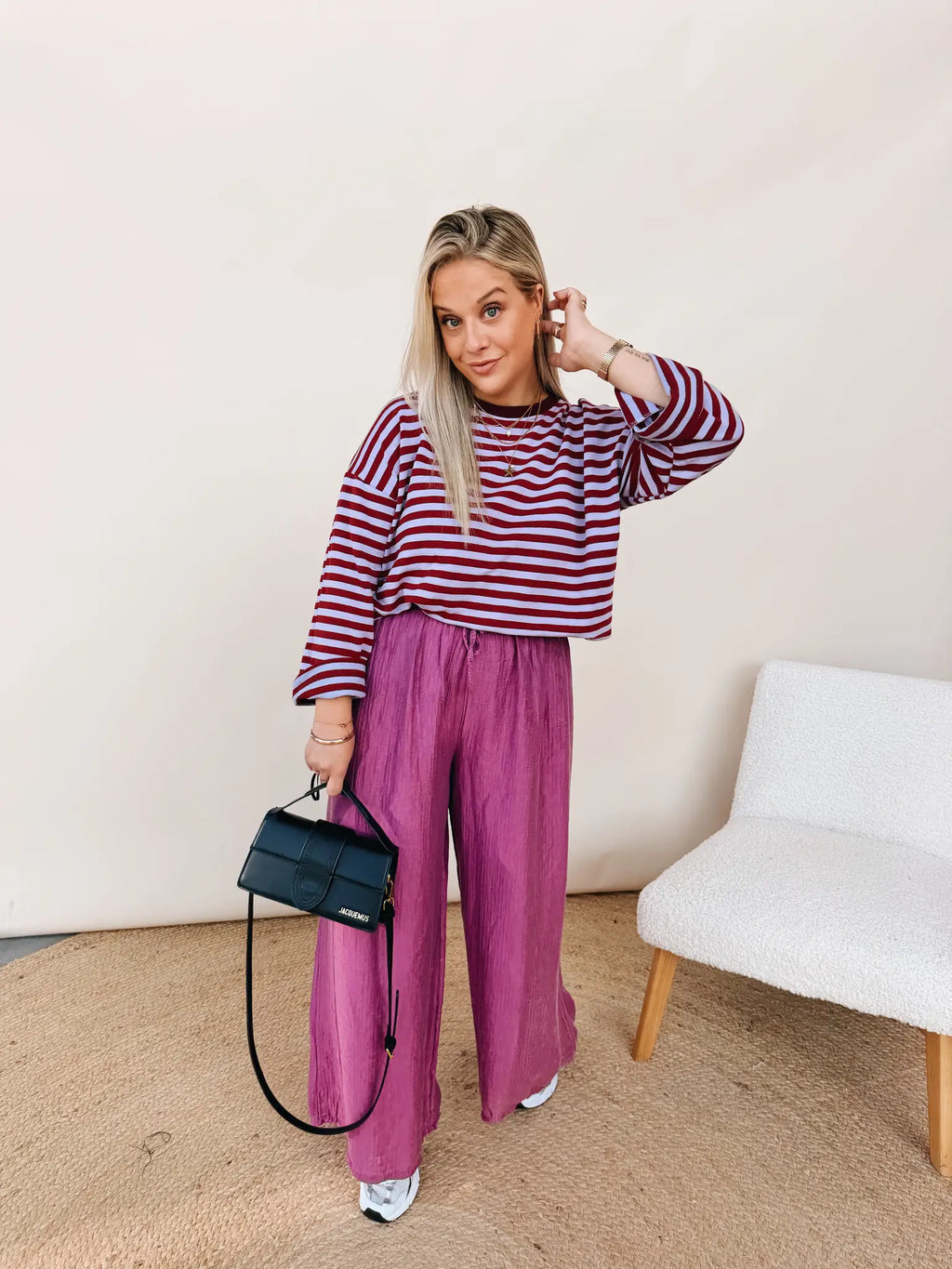 Leonore Pantalon Magenta