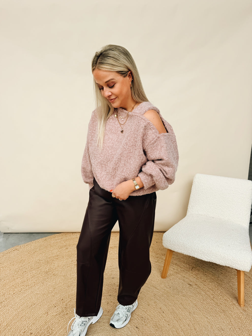 Sanne Knit Oudroze