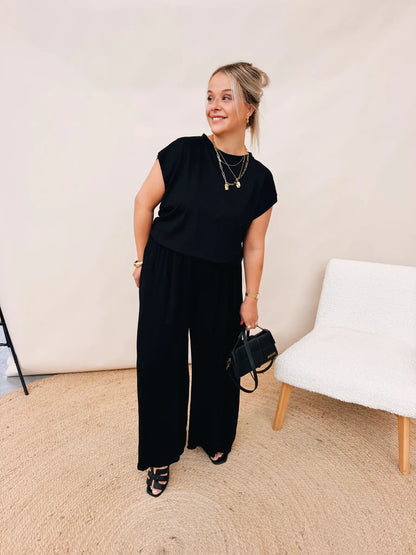 Simone Pantalon Zwart