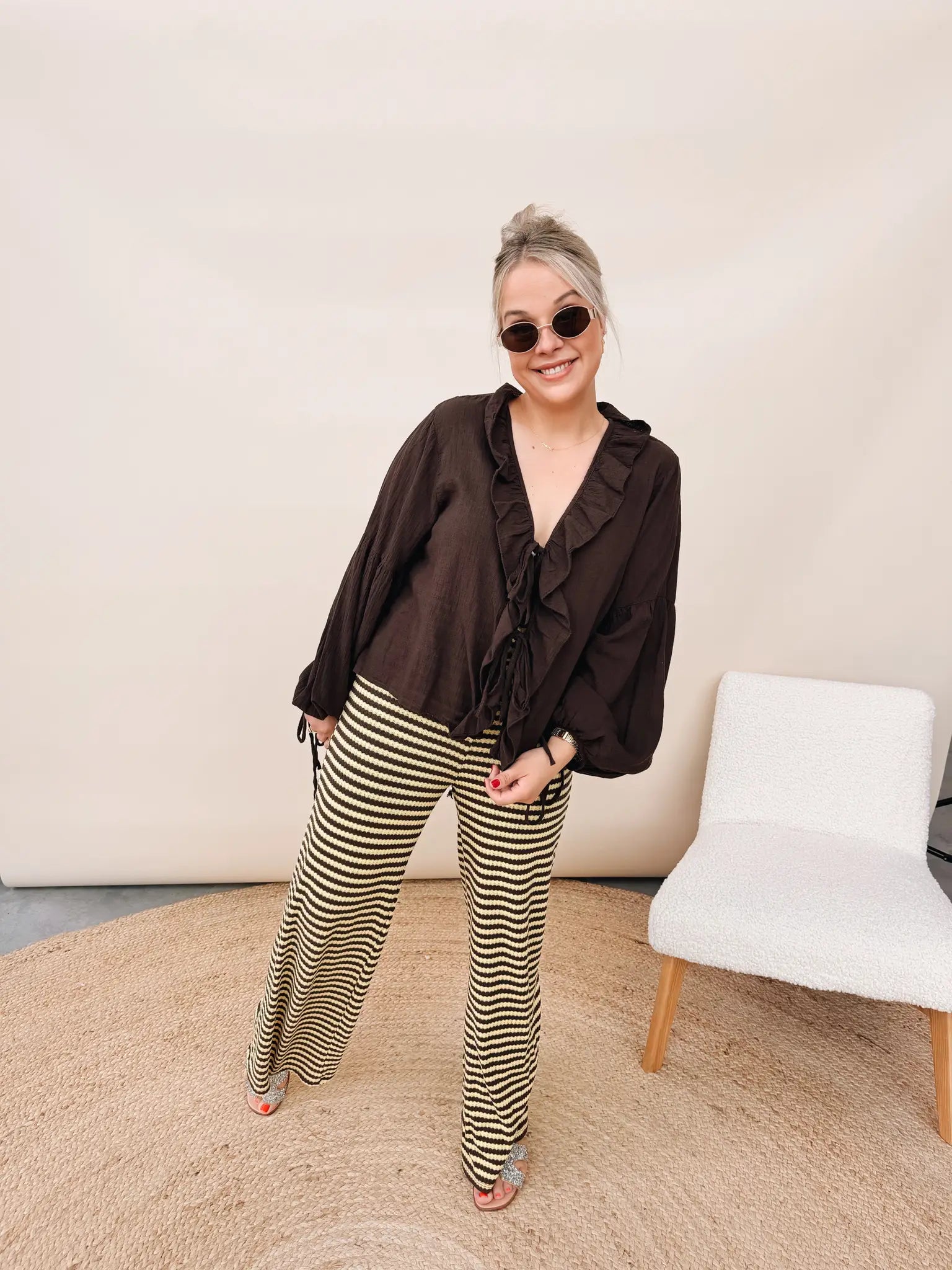 Cleo Pantalon Geel