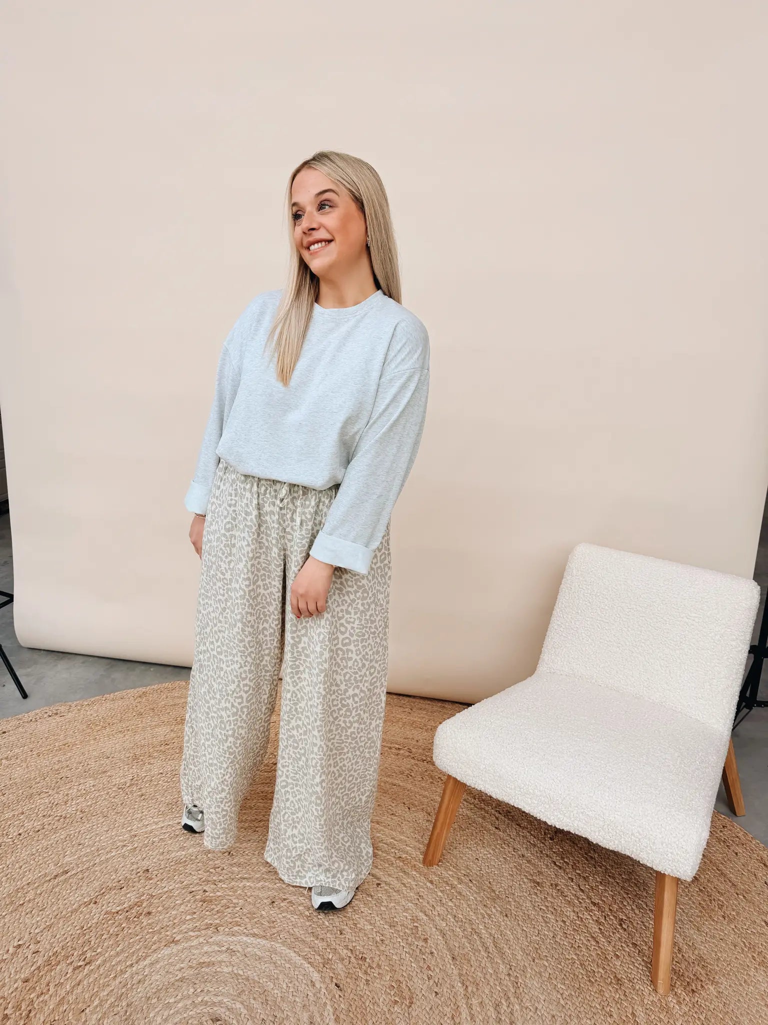 Lora Leopard Pantalon