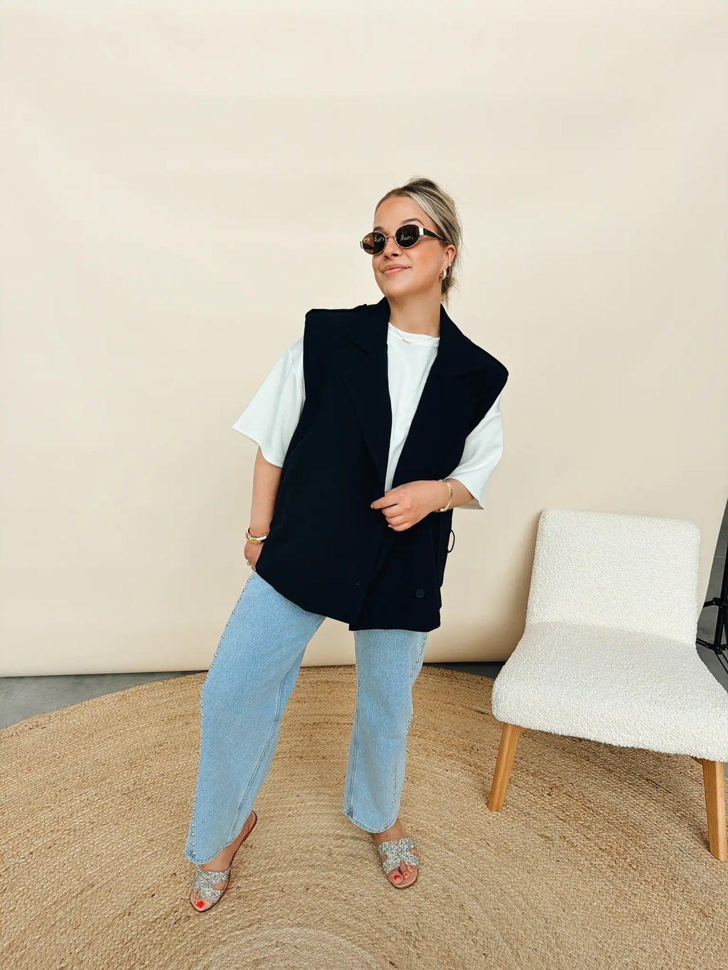 Noé Blazer Marineblauw