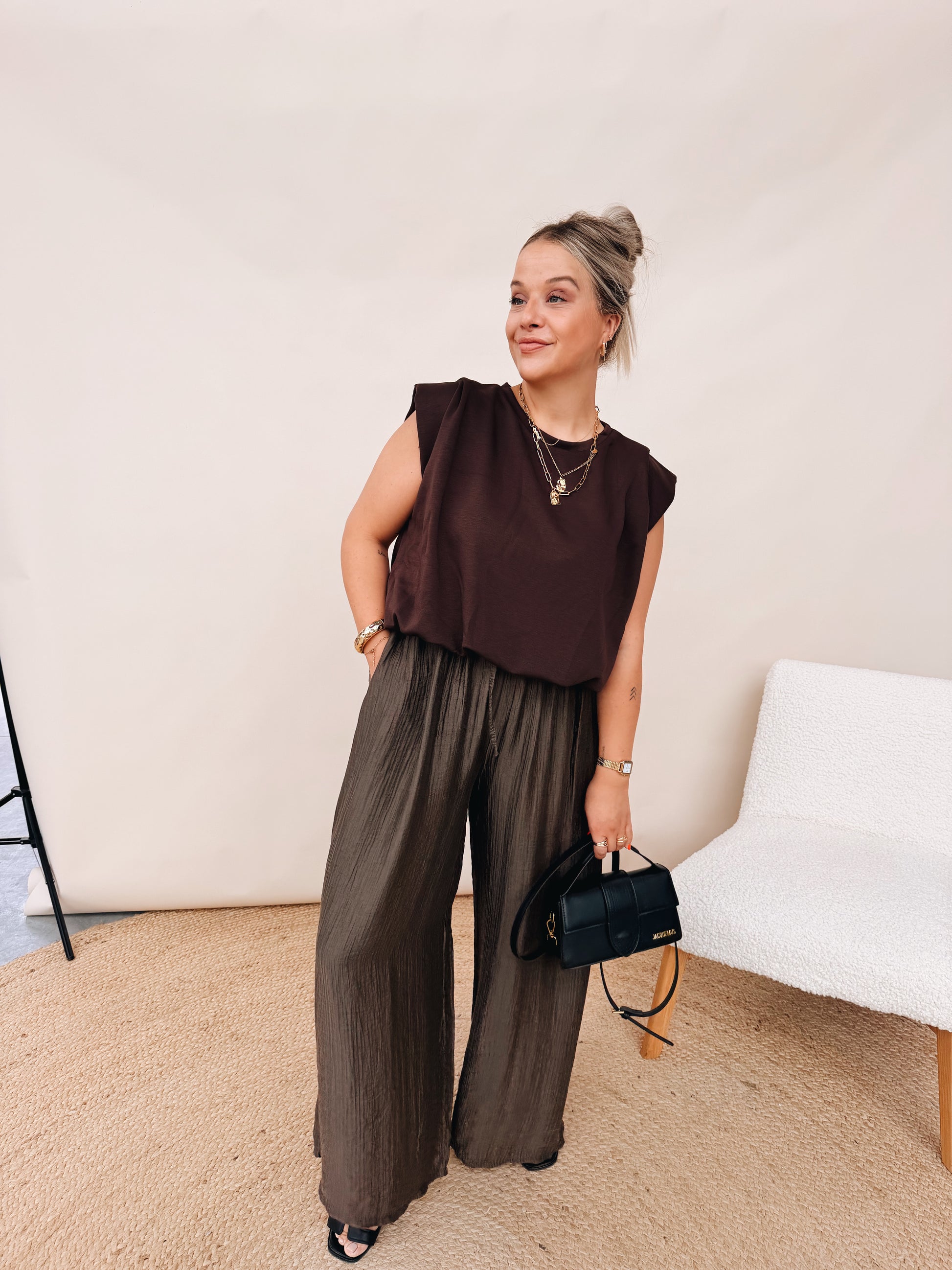 Leonore Pantalon Choco