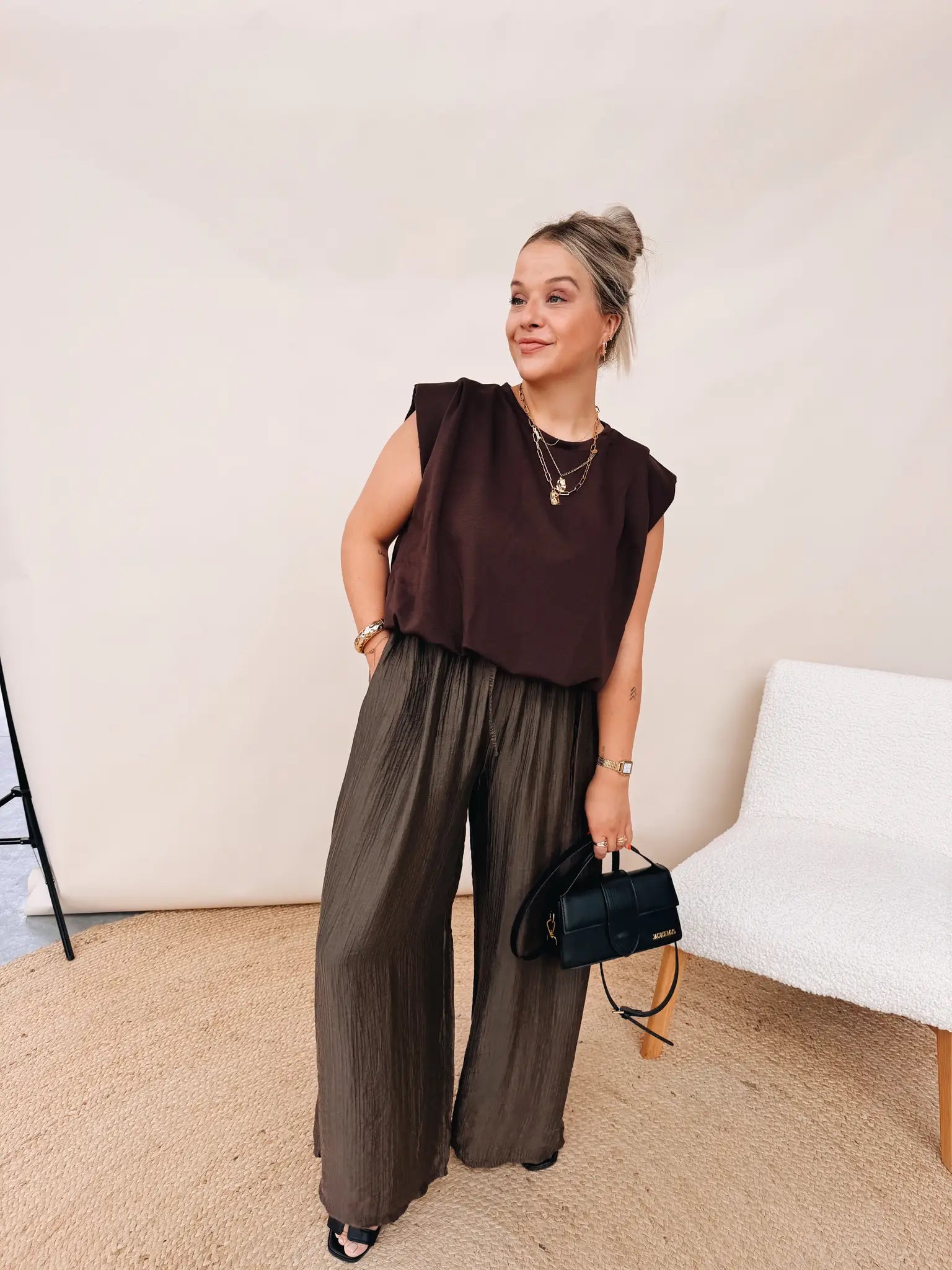 Leonore Pantalon Choco