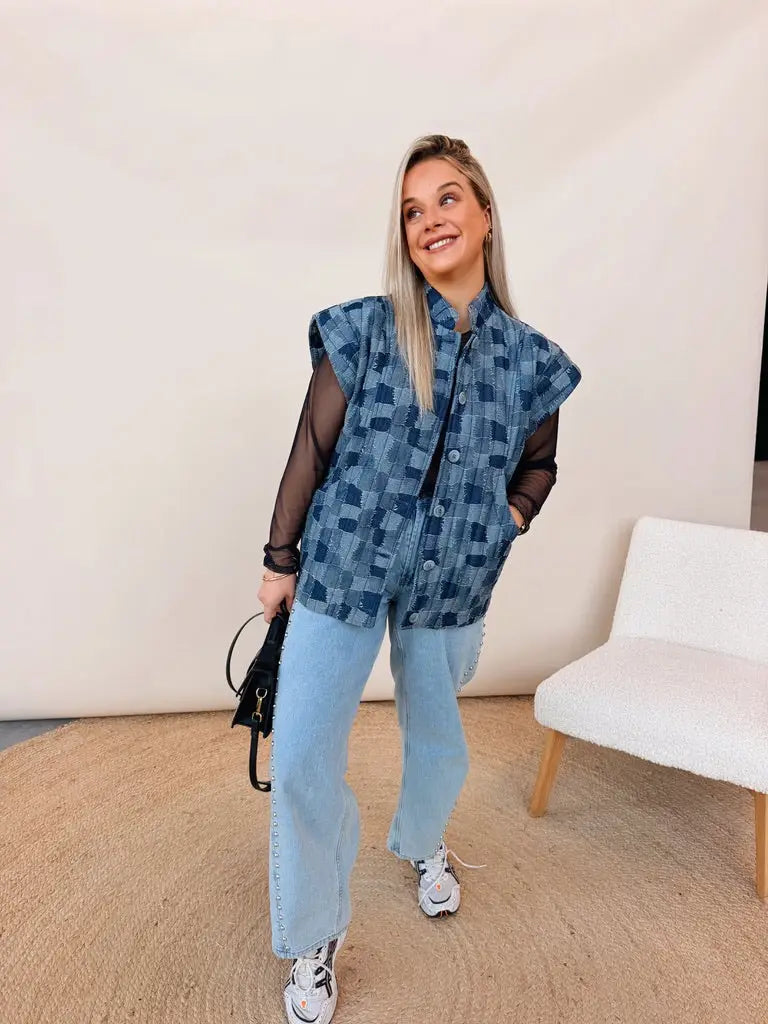 Roxane Patched Jeans Jacket