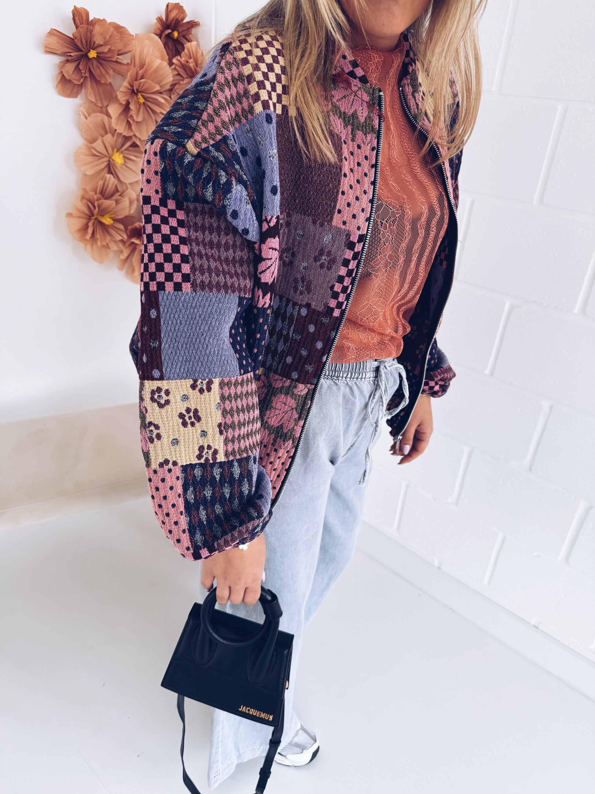 Mila Lace Top Koraal