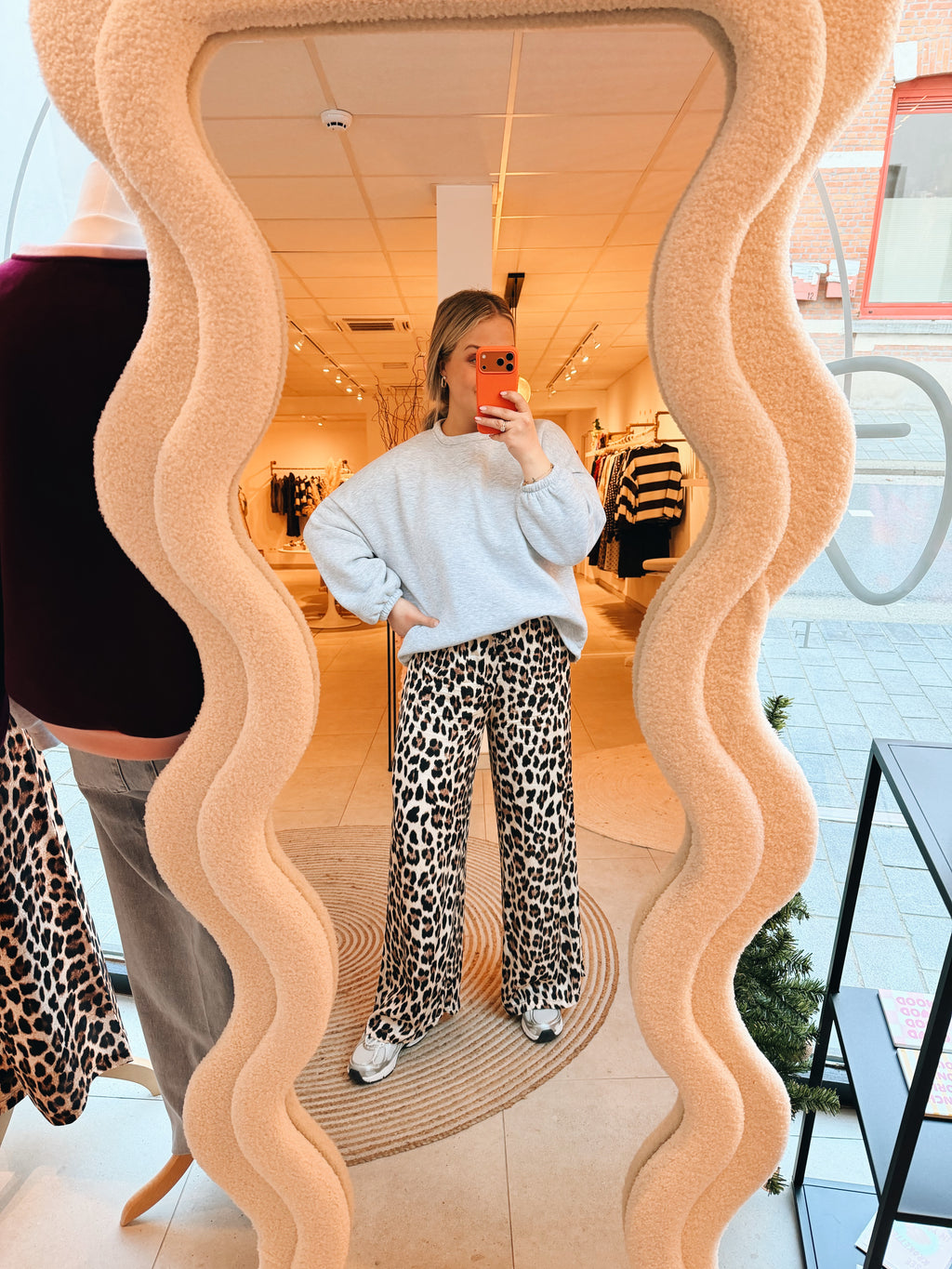 Bieke Leopard Pantalon