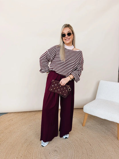 Solange Knit Bordeaux