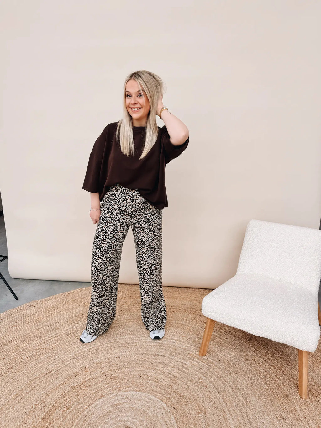 Vieve Leopard Pantalon
