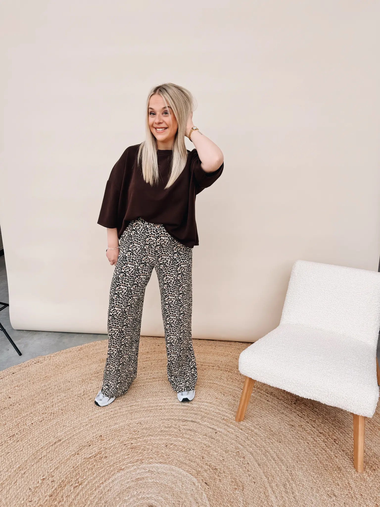 Vieve Leopard Pantalon