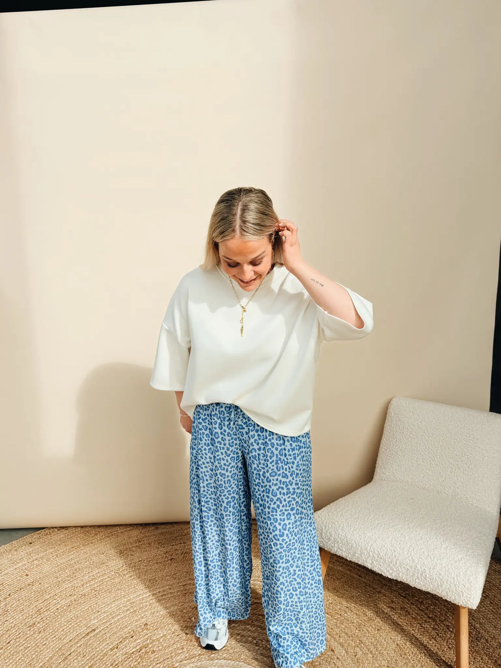 Annebel Leopard Pantalon